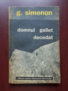 Georges Simenon - Domnul Gallet, decedat