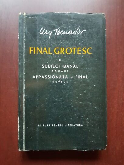 Ury Benador - Final grotesc. Subiect banal. Final. Appassionata