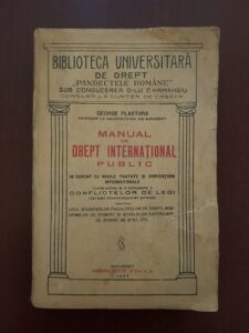 George Plastara - Manual de drept international public (1927)