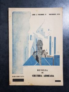 ANI, Revista de Cultura Armeana. anul I, volumul 4, noiembrie 1936
