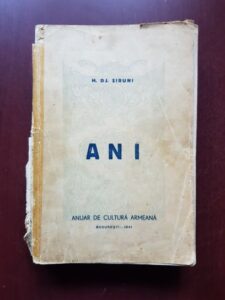 H. DJ. Siruni - Ani. Anuar de cultura armeana (1941)