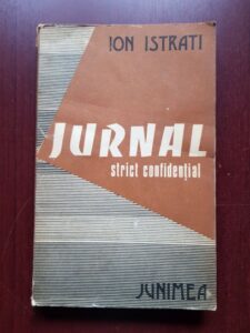 Ion Istrati - Jurnal strict confidential