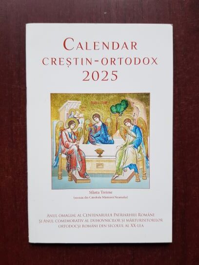Calendar Crestin-Ortodox 2025