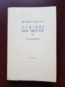 Mihai Ralea - Scrieri din trecut in filozofie volumul 2