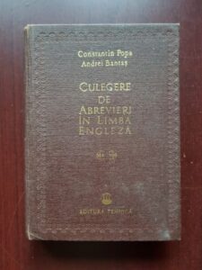 Constantin Popa, Andrei Bantas - Culegere de abrevieri in limba engleza