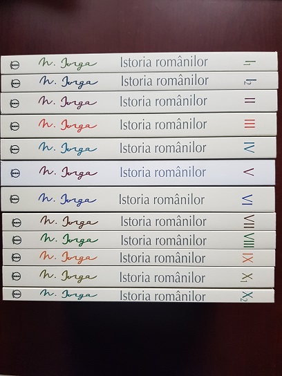 Nicolae Iorga - Istoria romanilor 12 volume, seria completa