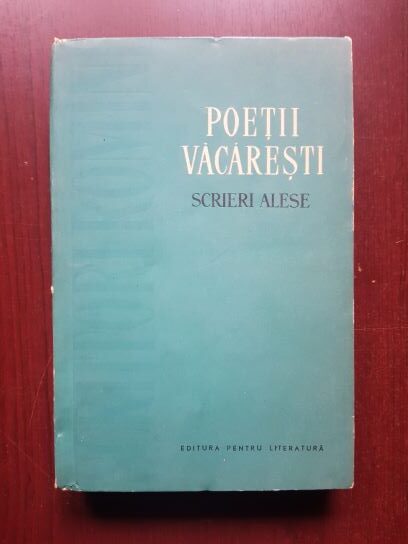 Poetii Vacaresti - Scrieri alese