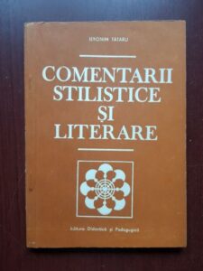Ieronim Tataru - Comentarii stilistice si literare