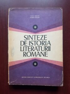 Sanda Radian, Venera Dogaru - Sinteze de istoria literaturii romane