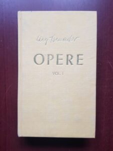 Ury Benador - Opere volumul 1