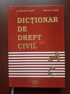 Mircea Costin - Dictionar de drept civil. Literele A-C