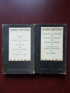 Gerhart Hauptmann - Teatru 2 volume