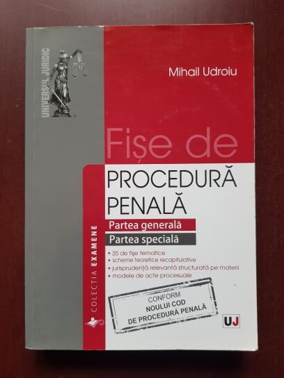 Mihail Udroiu - Fise de procedura penala. Partea generala, partea speciala