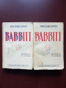 Sinclair Lewis - Babbitt 2 volume (1939)