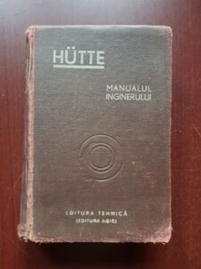 Hutte Manualul inginerului volumul 1
