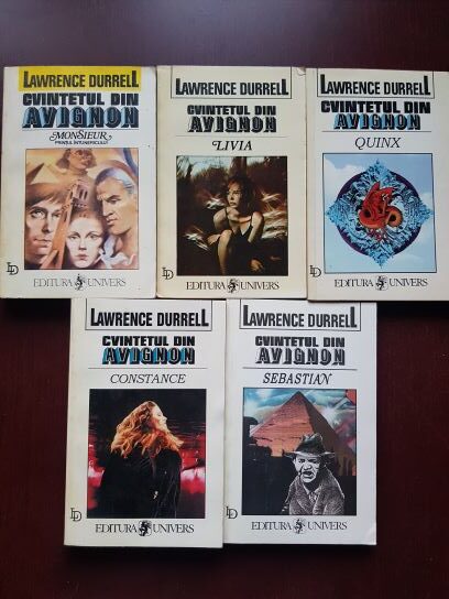 Lawrence Durrell - Cvintetul din Avignon 5 volume