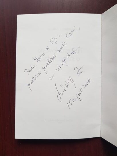 Luminita Zaharia - Fulgerul loveste o singura data (2003, cu autograful si dedicatia autoarei) - imagine 2