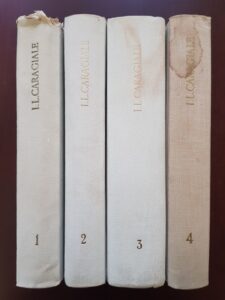 Ion Luca Caragiale - Opere 4 volume, seria completa (1959-1965, editie critica de Al. Rosetti, Serban Cioculescu, Liviu Calin)