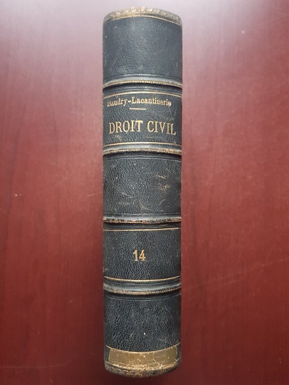 G. Baudry Lacantinerie, J. Le Courtois, F. Surville – Traite theorique et pratique de droit civil. Du contrat de mariage. Volumul 14 (1901) - imagine 2