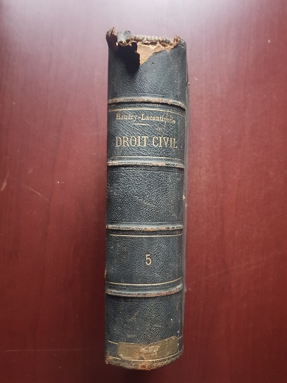 G. Baudry Lacantinerie, M. Chauveau - Traite theorique et pratique de droit civil. Des biens. Volumul 5 (1899) - imagine 2