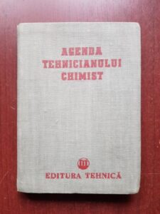 Agenda tehnicianului chimist