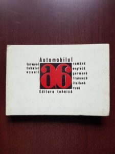 Petre Cristea - Automobilul. Termeni tehnici uzuali