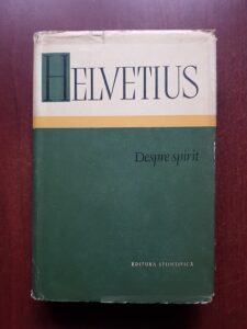 Claude Adrien Helvetius - Despre spirit (1959, editie cartonata)