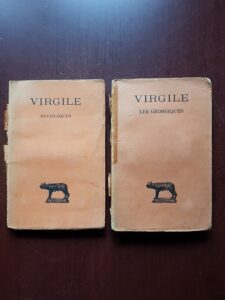 Virgile - Oeuvres. Bucoliques / Les Georgiques 2 volume (1924, necesita relegare)