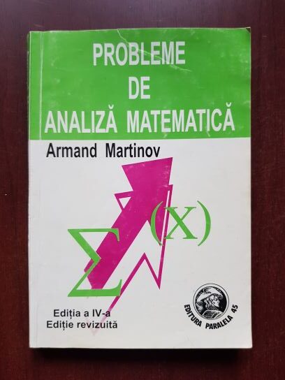 Armand Martinov - Probleme de analiza matematica