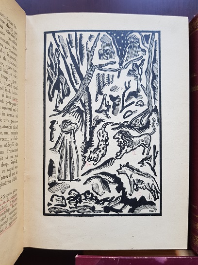 Dante - Infernul. Purgatoriul. Paradisul. 3 volume (1932-1934, prima editie, tradus de Alexandru Marcu, gravuri de Mac Constantinescu) - imagine 4