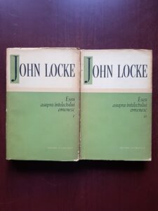 John Locke – Eseu asupra intelectului omenesc 2 volume