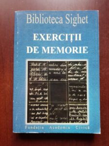 Exercitii de memorie. Biblioteca Sighet