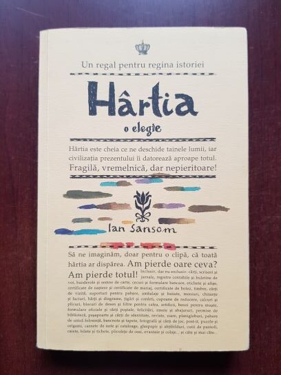 Ian Sansom - Hartia. O elegie