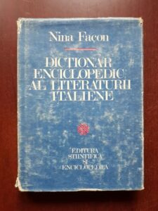 Nina Facon - Dictionar enciclopedic al literaturii italiene
