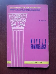 Mircea Zaciu - Nuvela romaneasca