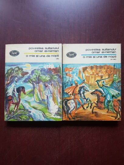 Povestea sultanului Omar Al-Neman. O mie si una de nopti, 2 volume