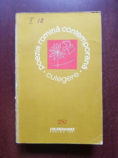 Poezia romana contemporana. Culegere
