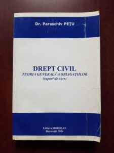 Paraschiv Petu - Drept Civil. Teoria generala a obligatiilor