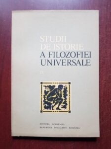 Ion Bansoiu, Iosif Hajos - Studii de istorie a filozofiei universale volumul 9