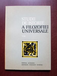 Vasile Pirau, Alexandru Boboc, Ion Bansoiu - Studii de istorie a filozofiei universale volumul 8