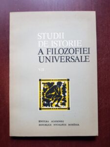 Alexandru Boboc, Nicolae Maris, Ioan Ivanciu - Studii de istorie a filozofiei universale volumul 7