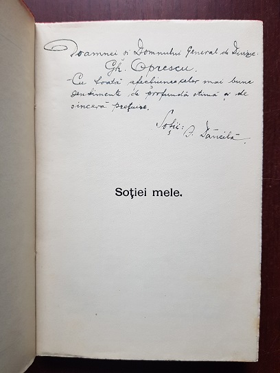 Ion Dancila - Cruce si spada. Indrumari morale si nationale pentru ostasul roman (1932, cu autograful si dedicatia autorului) - imagine 3