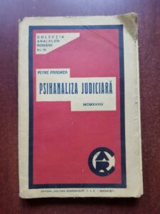 Petre Pandrea - Psihanaliza judiciara (1934)