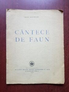 Virgil Gheorghiu - Cantece de faun (1940)