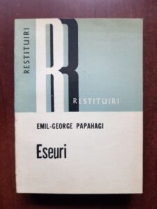 Emil George Papahagi - Eseuri