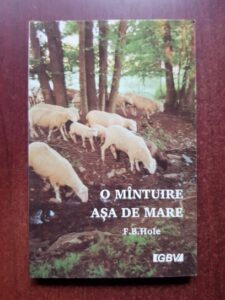 F. B. Hole - O mantuire asa de mare