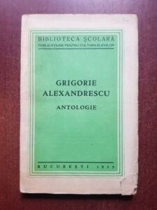 Grigore Alexandrescu - Antologie (1935)