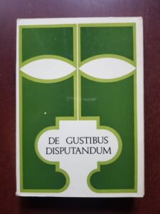 Ion Pascadi - De Gustibus Disputandum