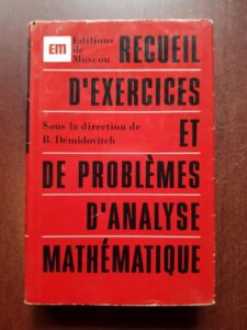 B. Demidovitch - Recueil d`exercices et de problemes d`analyse mathematique