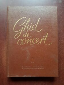 Eugen Pricope, Vasile Cristian - Ghid de concert (1961, editie cartonata)